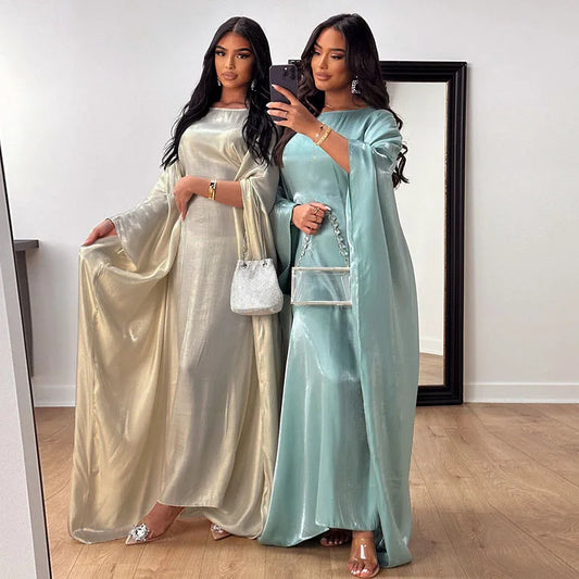 Shiny Colourful Abaya