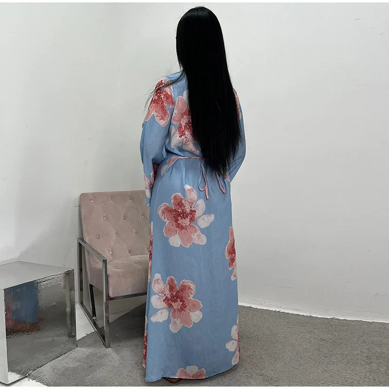 Printed Flare Maxi Dress
