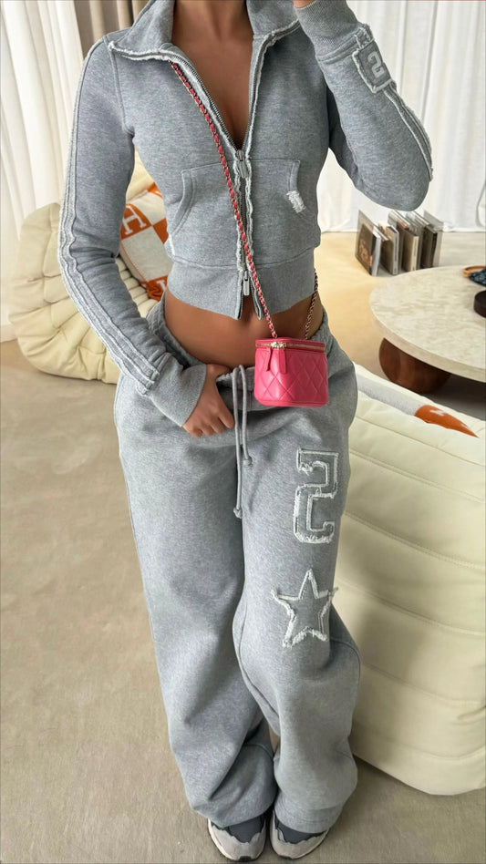 Y2K Embroidery Sports Set