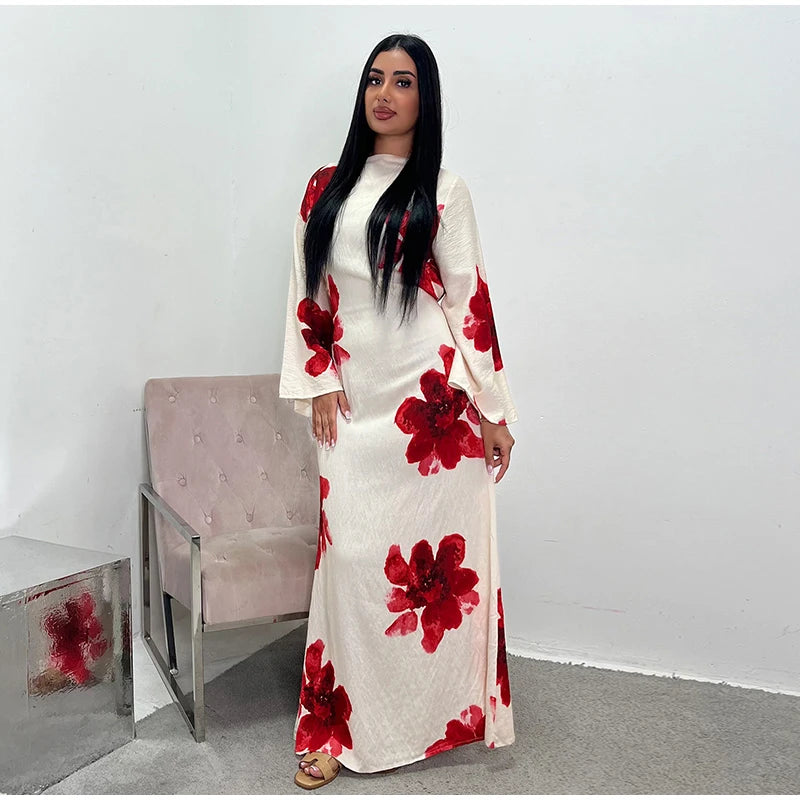 Printed Flare Maxi Dress
