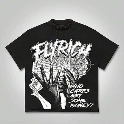 FlyRich Retro T-shirt