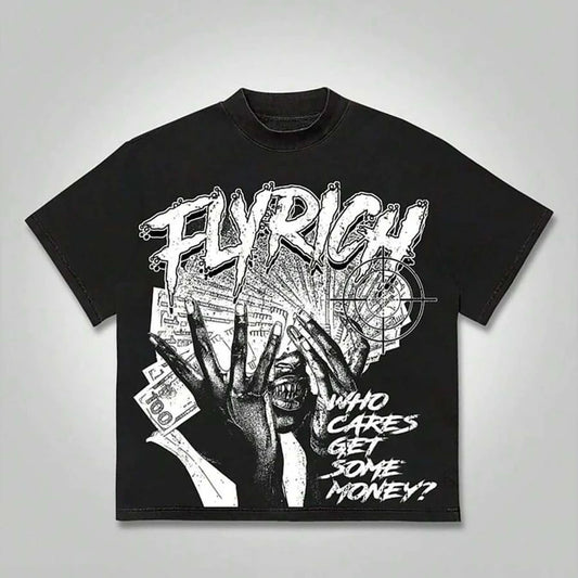 FlyRich Retro T-shirt