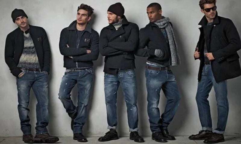 Men’s Retro Ripped Jeans