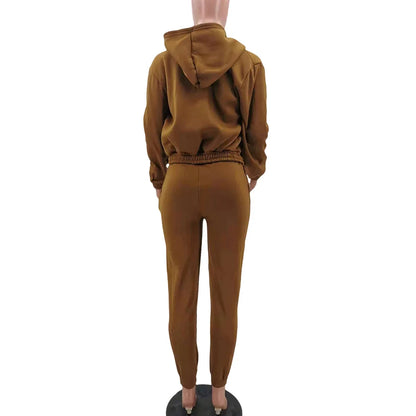 Women Sportswear Fleece Set