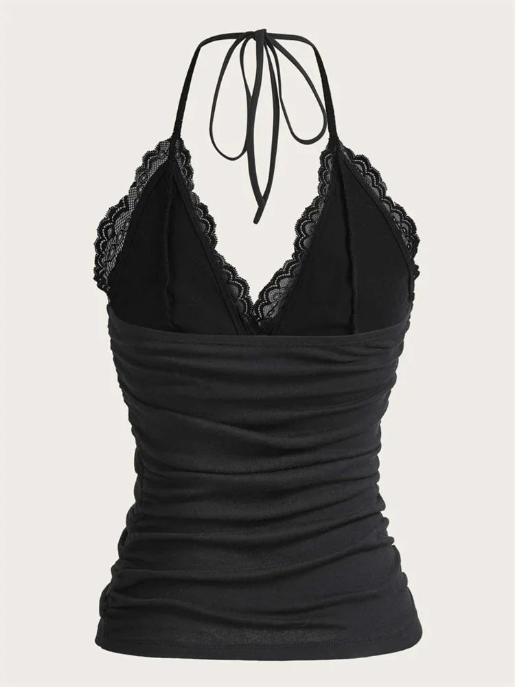 Y2K Lace Tank Top