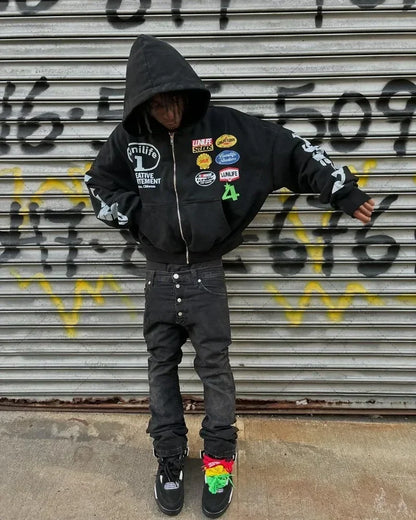 Y2K Zip Up Hoodie