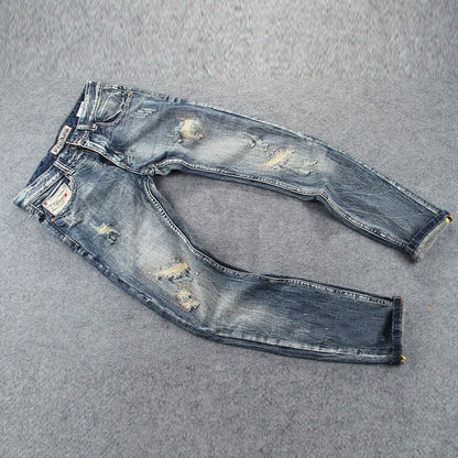 Men’s Retro Ripped Jeans