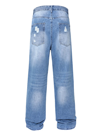 Y2K Ripped Baggy Denim