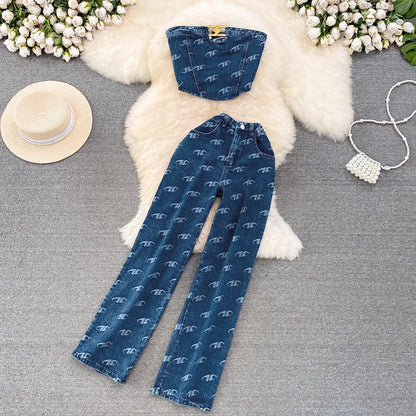 Women's Two-Piece Crop Set