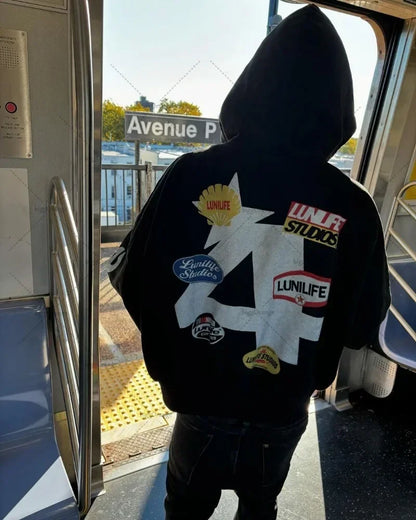 Y2K Zip Up Hoodie