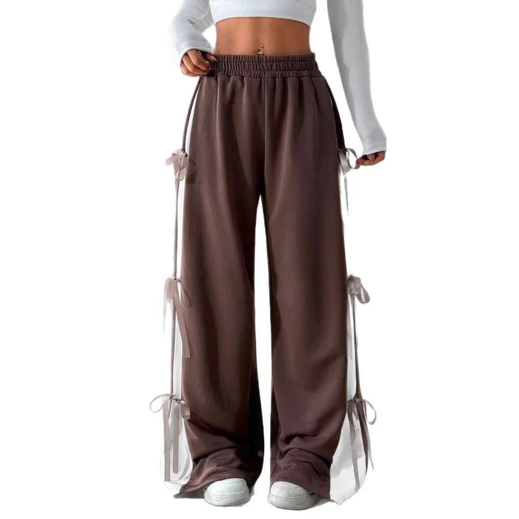 Lace-Up Casual Trousers