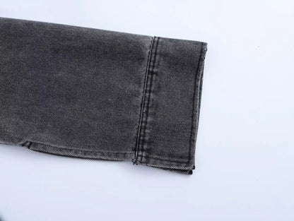 Two-Piece Denim Streetwear Outfit