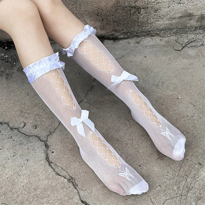 Lolita Lace Bow Socks