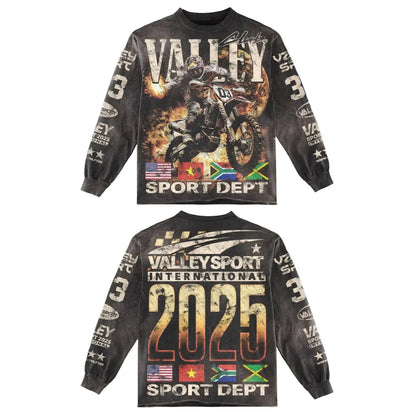 Ghost Graphic Long Sleeve Top
