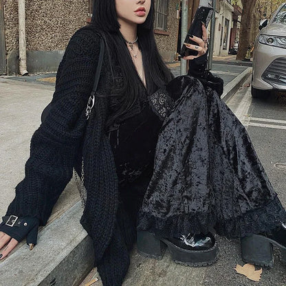 Flared Velvet Pants