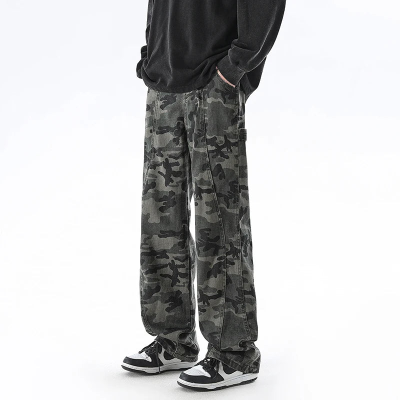 Grey Cargo Jeans