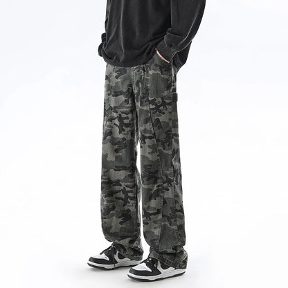Grey Cargo Jeans
