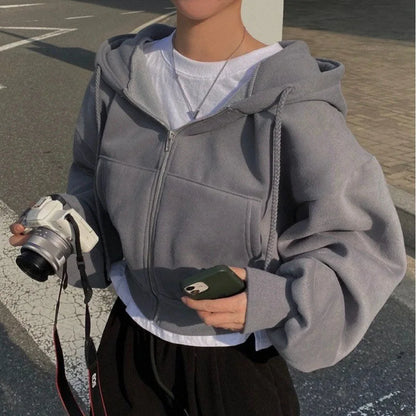Y2K Crop Hoodie