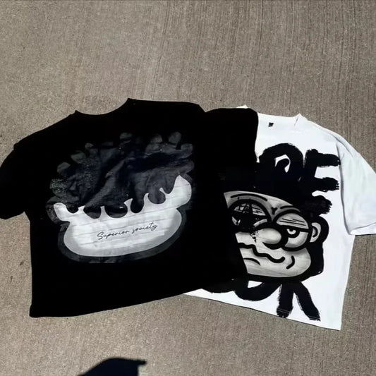 Vintage Big Face Graphic T-Shirt