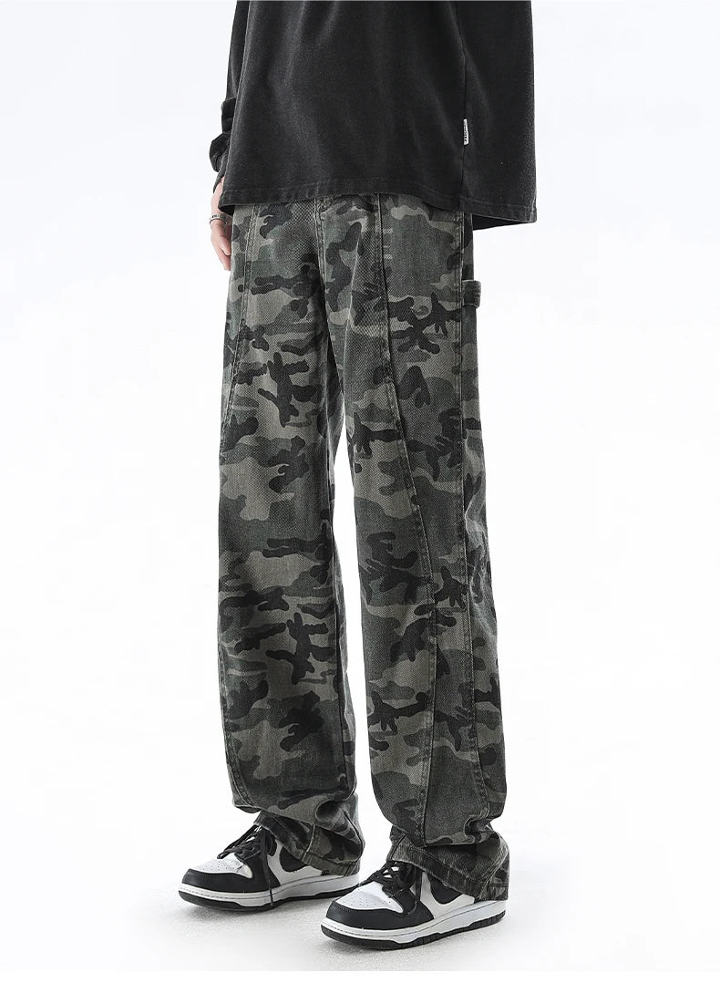 Grey Cargo Jeans