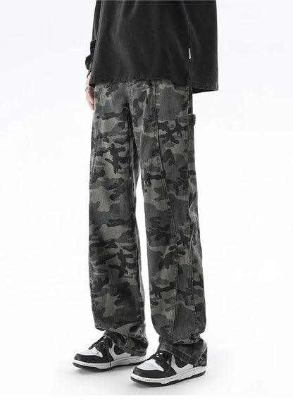 Grey Cargo Jeans