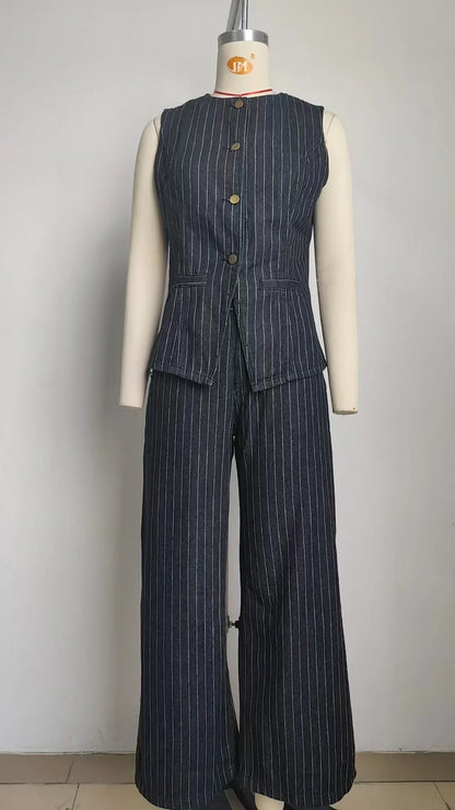Two-Piece Vest Set