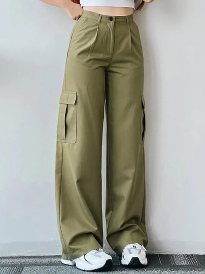 Y2K Wide Leg Cargo Streetwear Pants