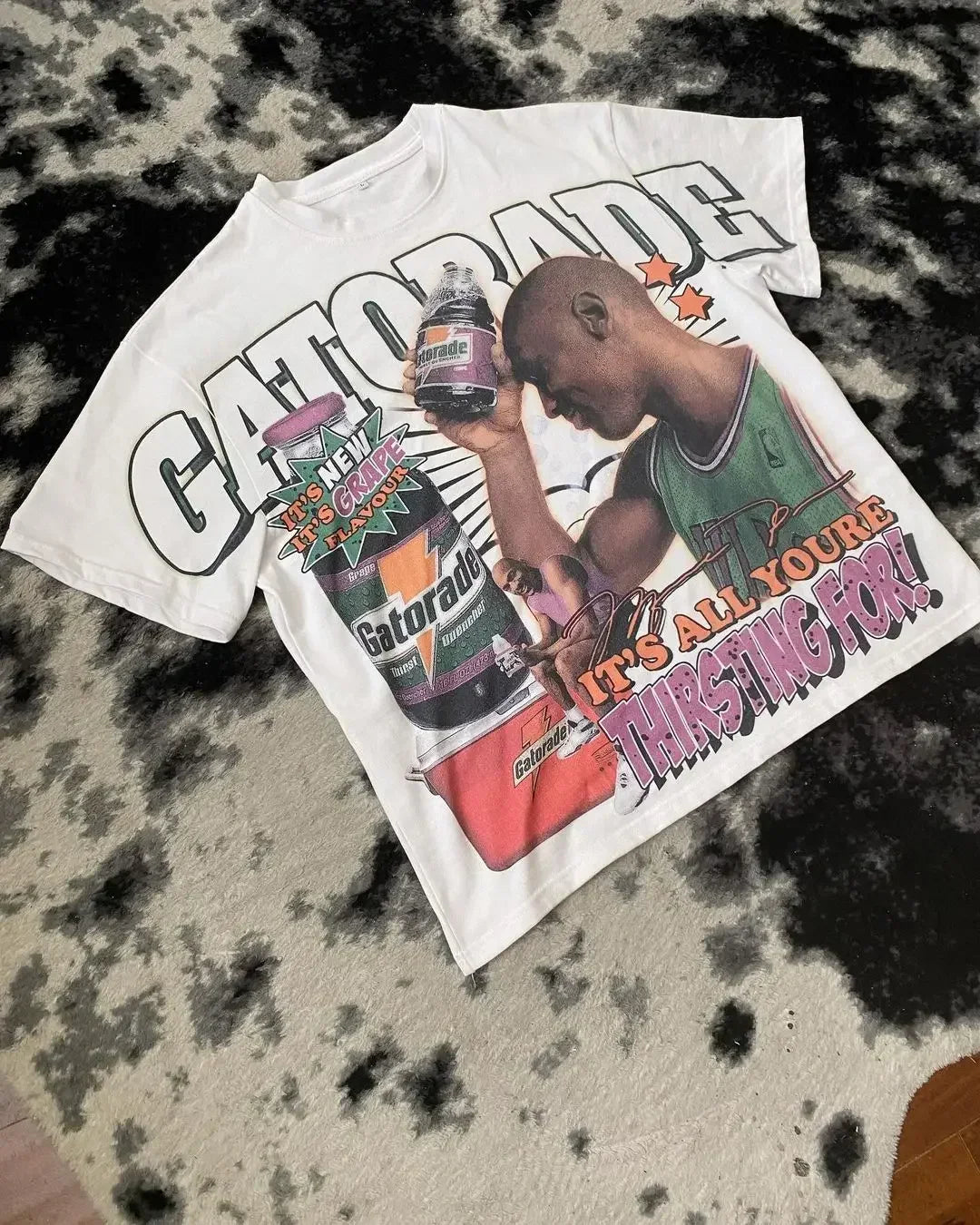 Y2K Retro Portrait Graphic Tee