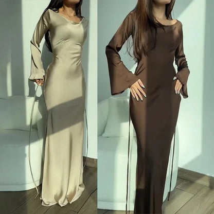 Slim Fit Abaya Dress