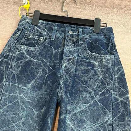 Y2K Graphic Print Jeans