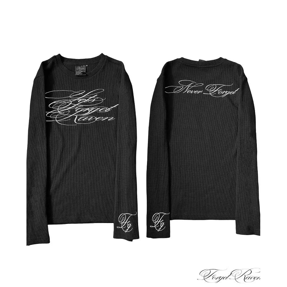 Vintage Casual Long-sleeved T-shirt