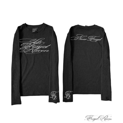 Vintage Casual Long-sleeved T-shirt