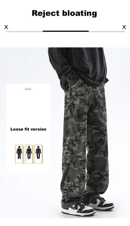 Grey Cargo Jeans