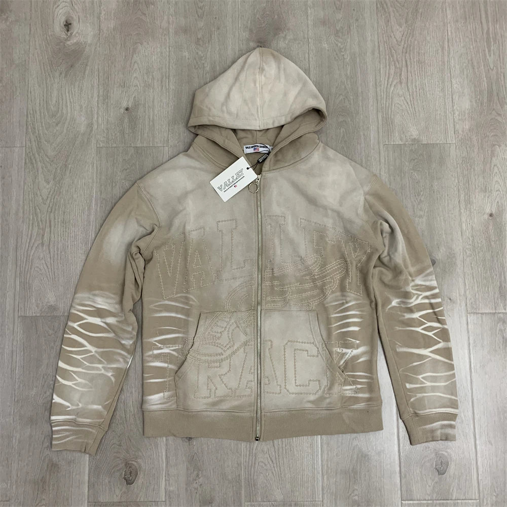 Wing Vale Zip-Up Hoodie