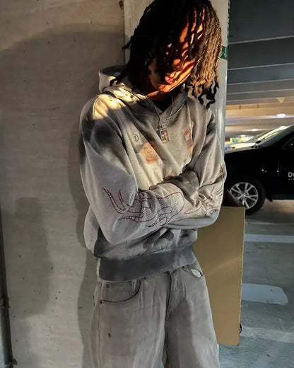 Vintage Bold Graphic Hoodie