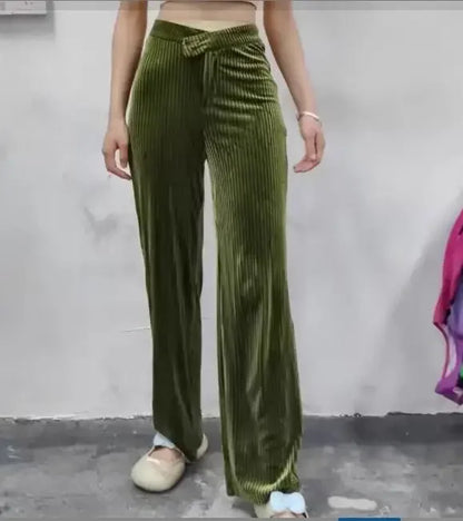 Corduroy Wide Pants