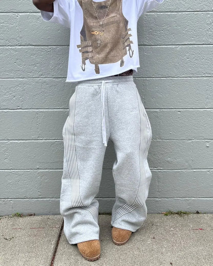 Baggy Pleated SweatPants
