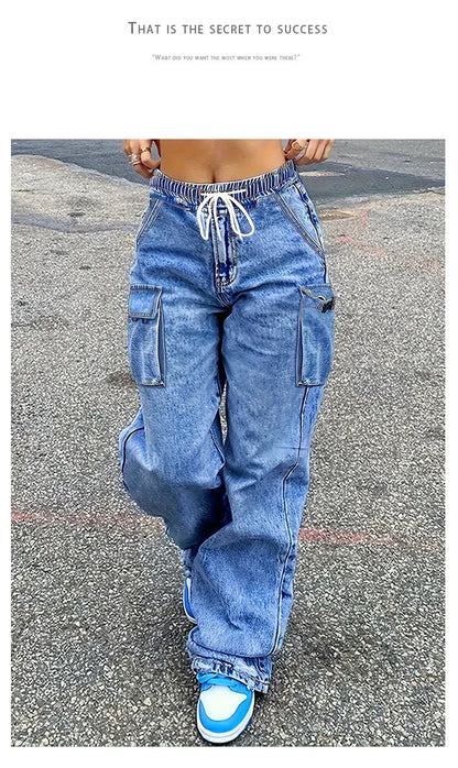 Women’s Cargo Denim Jeans