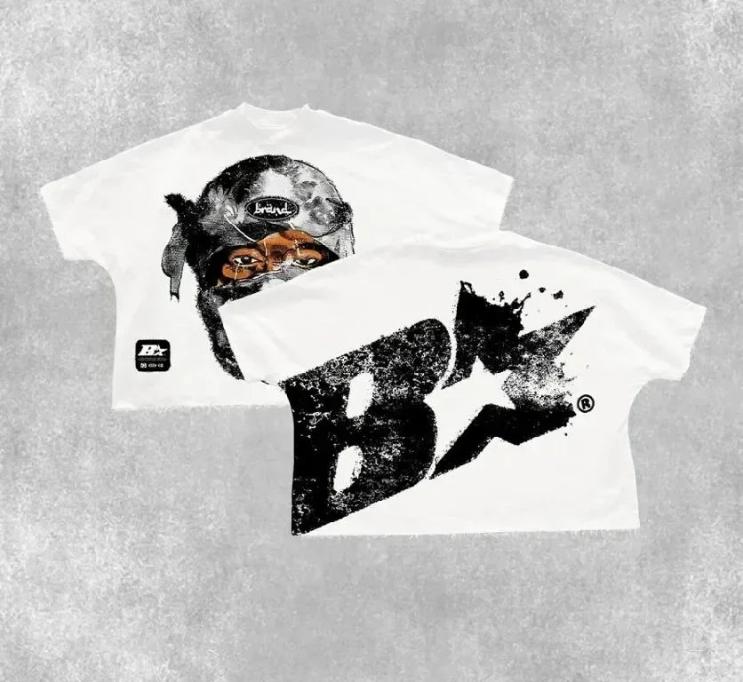 Hip-Hop graphic Print Tee