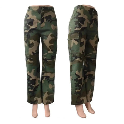 Women’s Camo Print Cargo Pants
