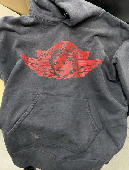 Angel Of Death Washed Hoodie