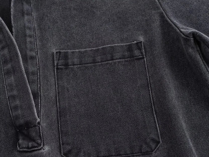 Two-Piece Denim Streetwear Outfit