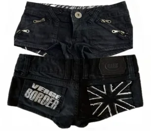 Y2K Summer Letter Print Shorts
