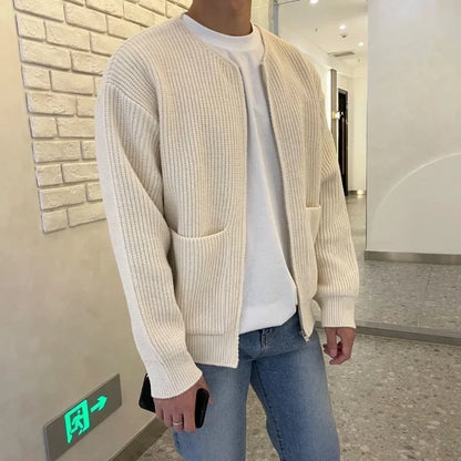 Men Zipper Sweater