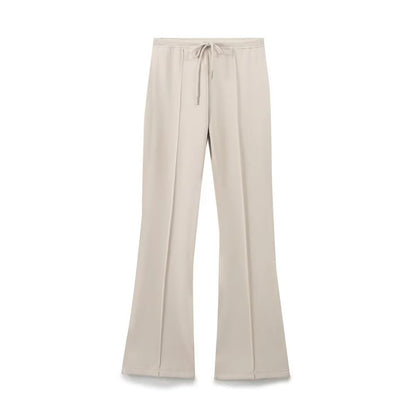 Zipper Hooded Pants Set