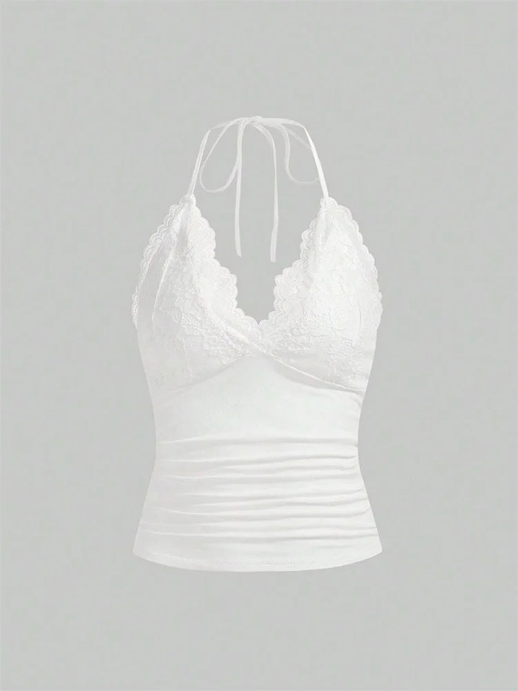 Y2K Lace Tank Top