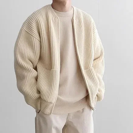 Men Zipper Sweater