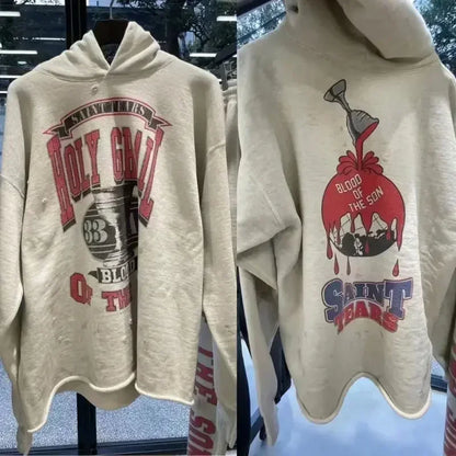 Saint Slogan Hoodies Set