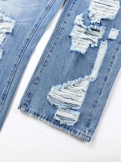 Y2K Ripped Baggy Denim