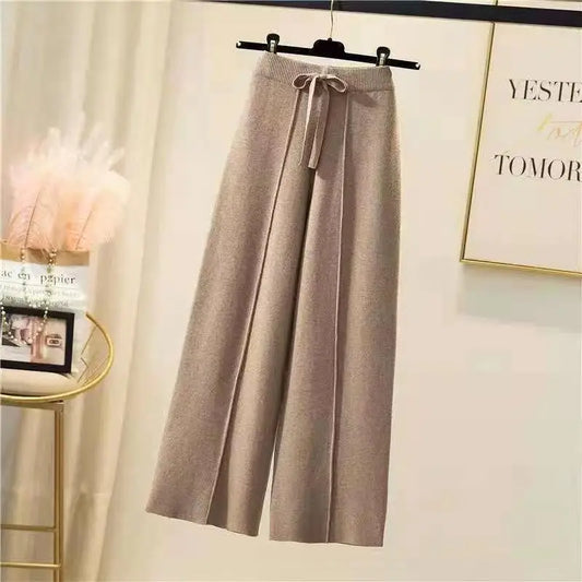 Straight Wide Leg Pants